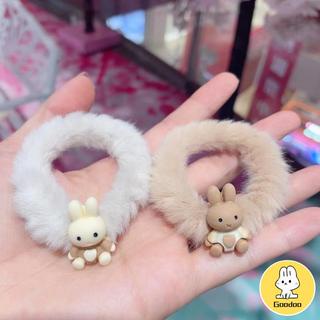 12 Types Ikat Rambut Kelinci Wanita /Kuncir Bulu Elastis Karet Hair Tie/Fashion Korea Lucu /Aksesoris Wanita Anak