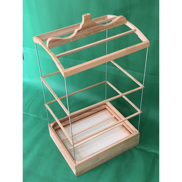 sangkar burung reflika diamon ambrukan tiang besi no 3