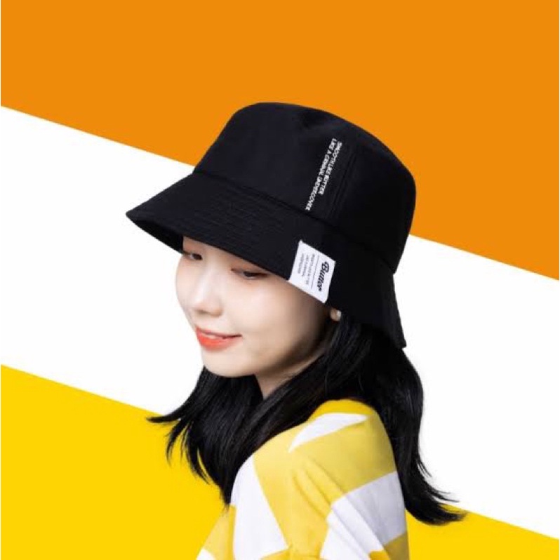 [READY] BUCKET HAT BUTTER BLACK - BUTTER MERCH BTS OFFICIAL