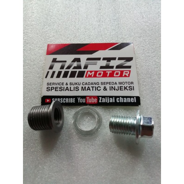 Nuansa_Pasar Sokdrat Baut Oli M16Xm12 ( Set Baut+Ring+Sokdrat ) Perbos Baut Oli M16Xm12 Bos Baut Oli