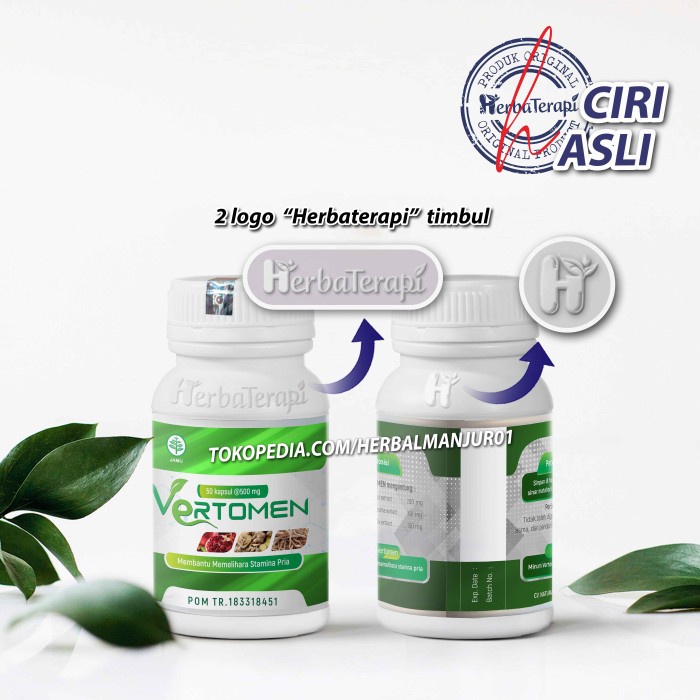 VERTOMEN Obat Herbal Mani encer