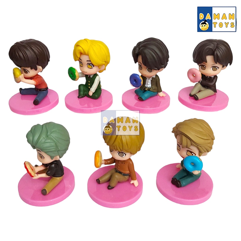 Figur Pajangan bts tiny tan Jungkook Jimin V Jhope hide seek Suga Patung Hiasan toppermini Figure Merchandise