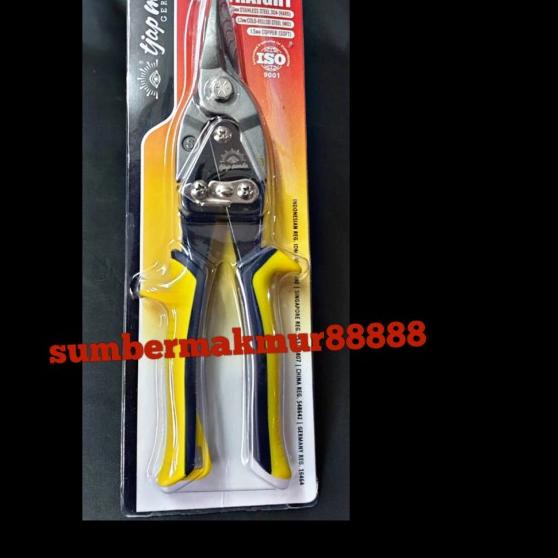 gunting seng / gunting baja ringan 10" lurus cap mata (eyebrand)