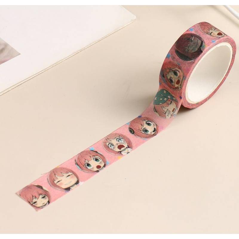 Tape Stiker Washi Motif Anime Untuk Dekorasi Scrapbook / Diary / Agenda