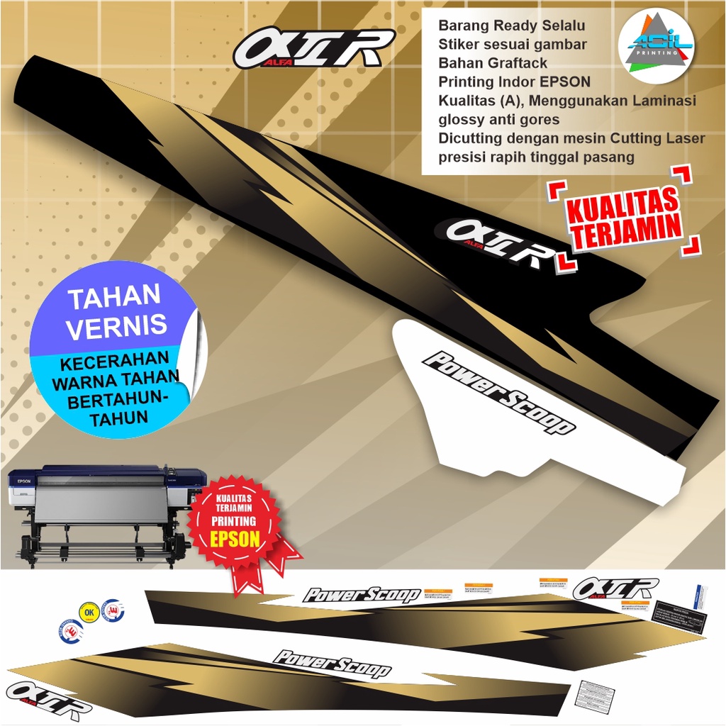 STRIFING YAMAHA ALFA 97 LIMITED STIKER YAMAHA ALFA 97 LIMITED LOGO YAMAHA ALFA 88 LIMITED