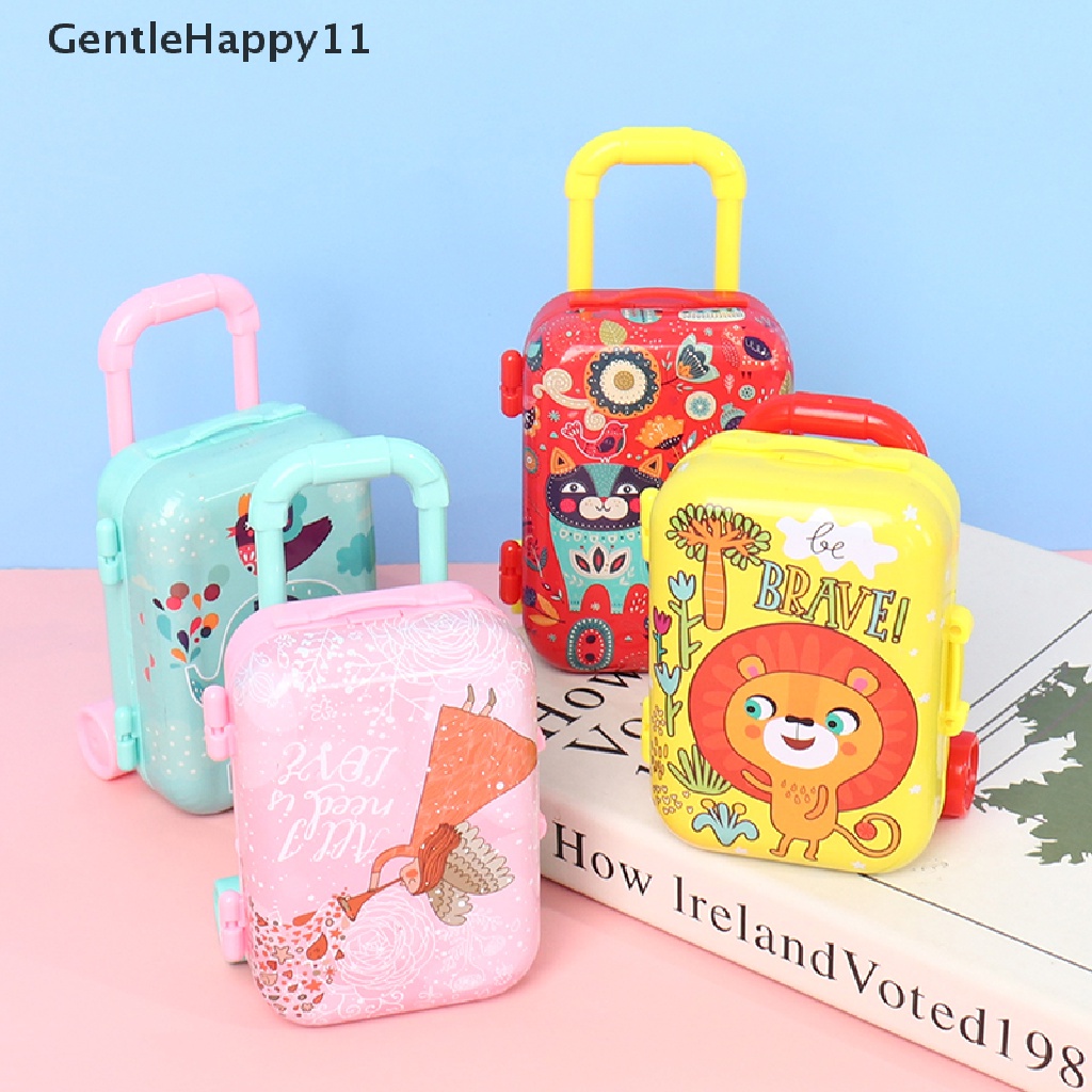 Gentlehappy Mainan Miniatur Koper Bahan Metal Untuk Dekorasi Rumah Boneka