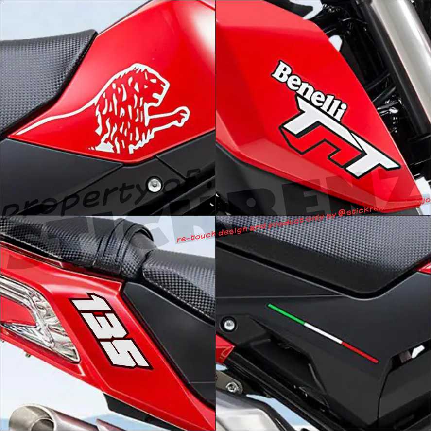 Jual Cutting Sticker Stiker Body Motor Benelli TNT135 01 Custom ...