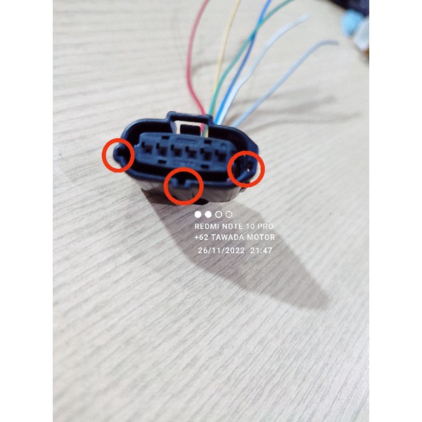 SOKET SENSOR TURBO TOYOTA HILUX FORTUNER 6PIN KABEL