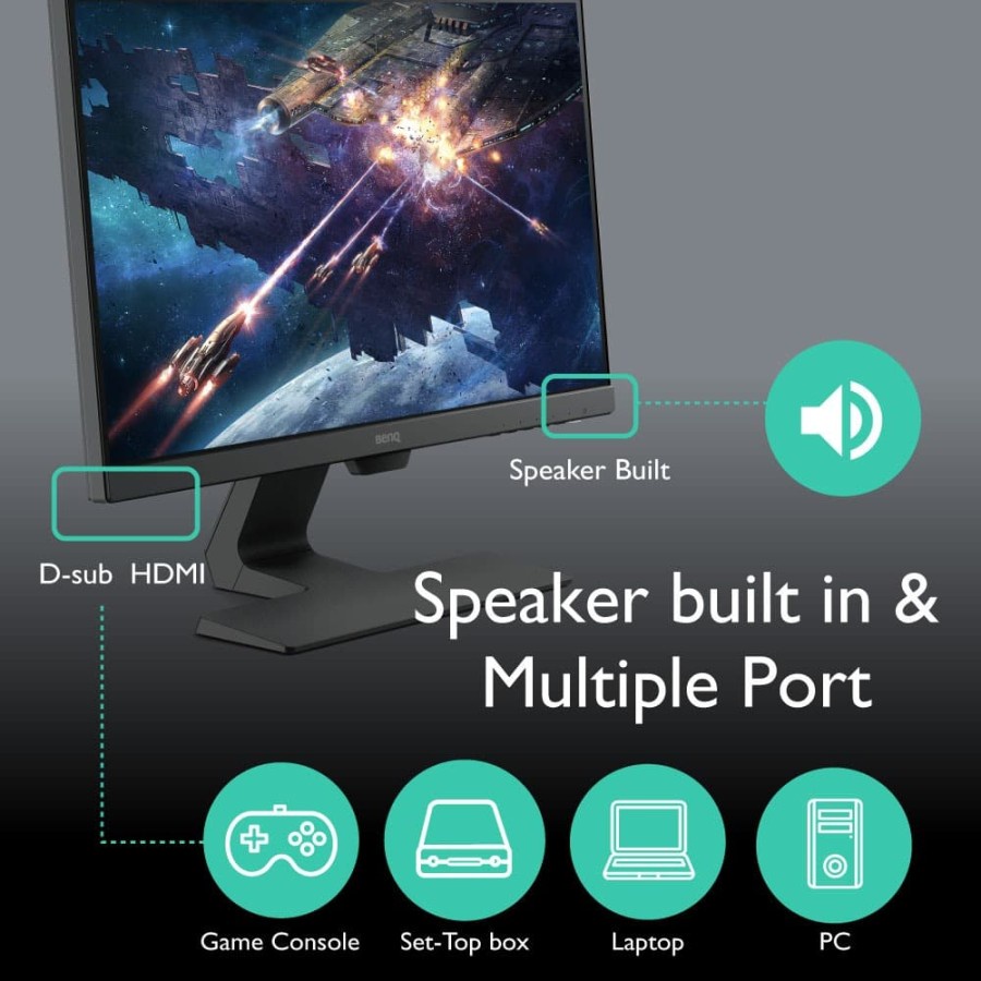 LED Monitor BenQ GW2283 22 Inch IPS Full HD HDMI Office Eye-care