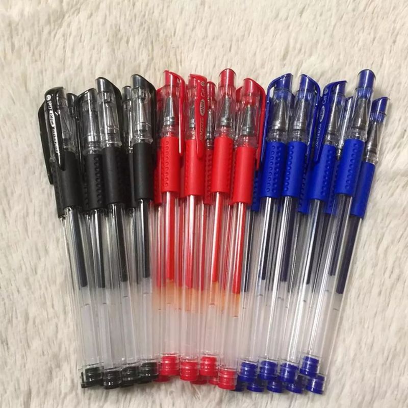 

Pulpen Gel Mini 0.5mm Warna Biru Hitam Merah