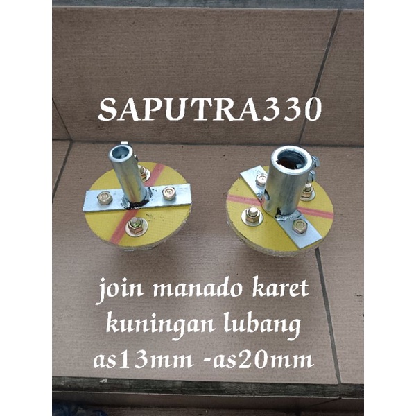 TERLARIS JOIN MANADO KARET KUNINGAN AS13mm/AS20mm DAN AS16MM/AS25MM UNTUK AS KETINTING 5PK 6PK 6.5PK