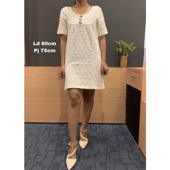 Mini Dress brukat preloved