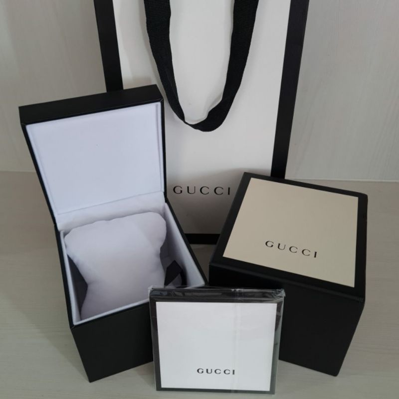 Kotak box jam tangan merk GUCCI GG model Original fullset