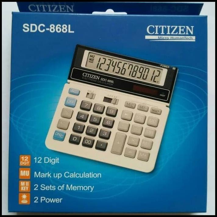 

Calculator Citizen Sdc 868 L