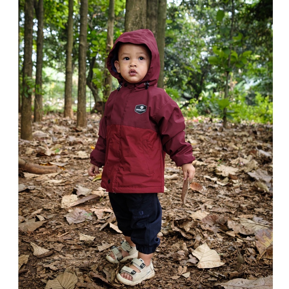 Greenforest Twilight Jaket Gunung Anak Waterproof Original 2 - 10 tahun