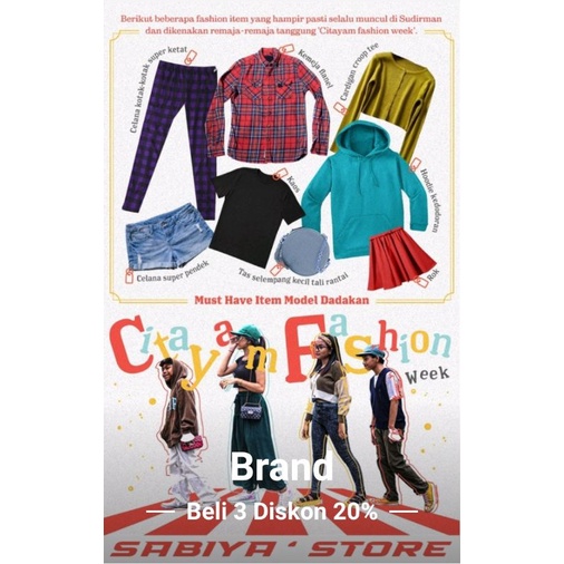 kaos garis-garis lengan panjang