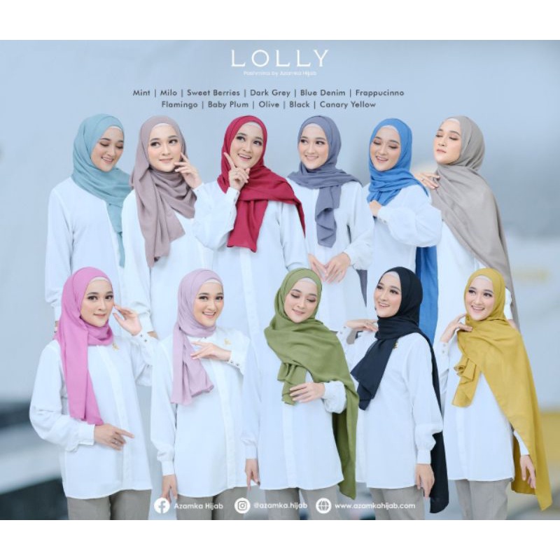 HIJAB JILBAB PASHMINA LOLLY BY AZAMKA