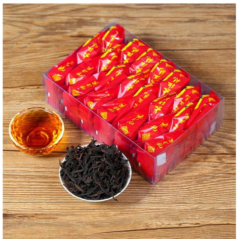 Gift Box Chines Tea Da Hong Pao 125gr Teh Cina Dahongpao Box mika/pvc