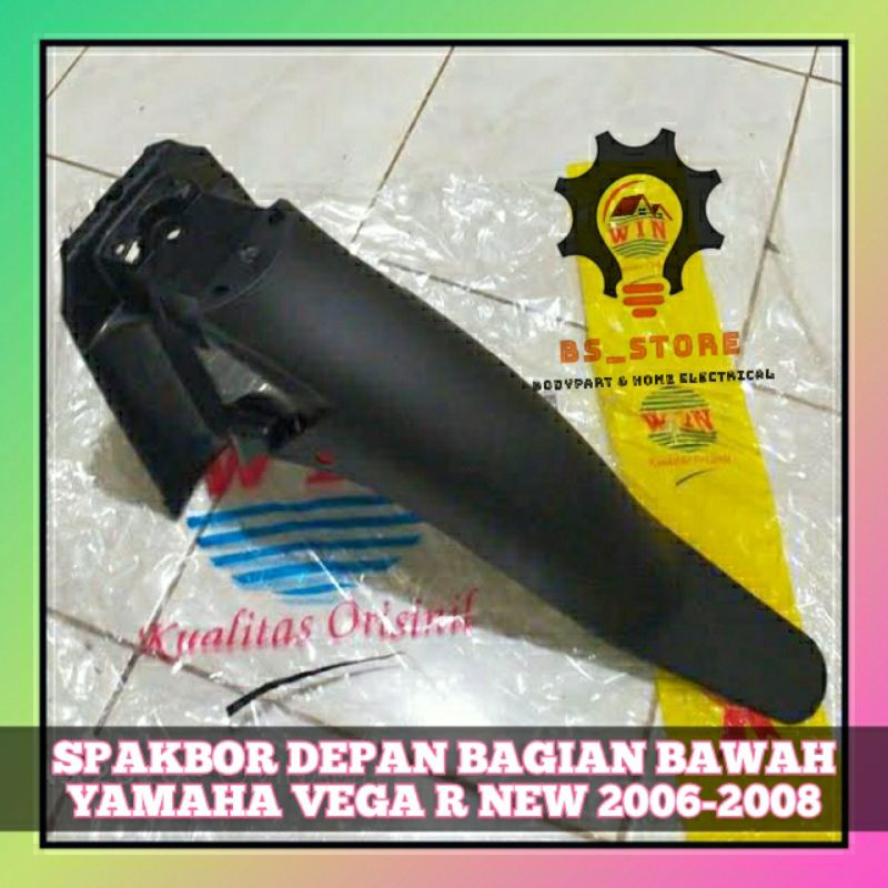 SPAKBOR DEPAN ATAS BAWAH YAMAHA VEGA R NEW 2006 2007 2008 2009 HITAM MERAH BIRU | SLEBOR DEPAN YAMAHA VEGA R NEW 2006-2009 | FRONT FENDER YMAHA VEGA R NEW 2006-2009