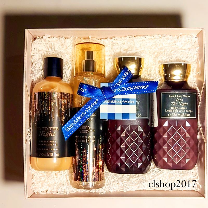 BBW INTO THE NIGHT GIFT SET BATH &amp; BODY WORKS