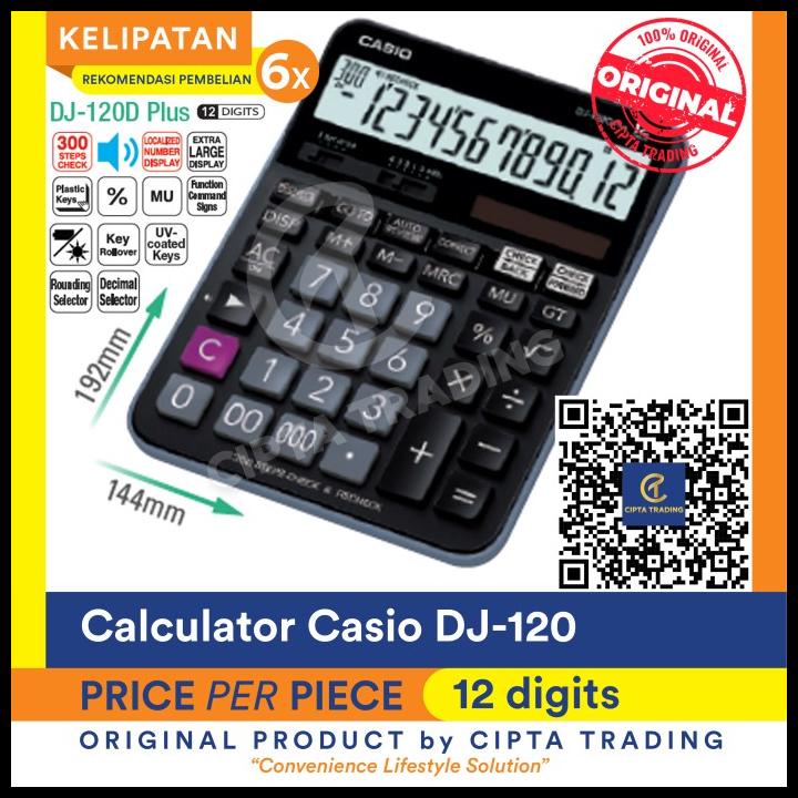 

Calculator - Casio Dj-120D
