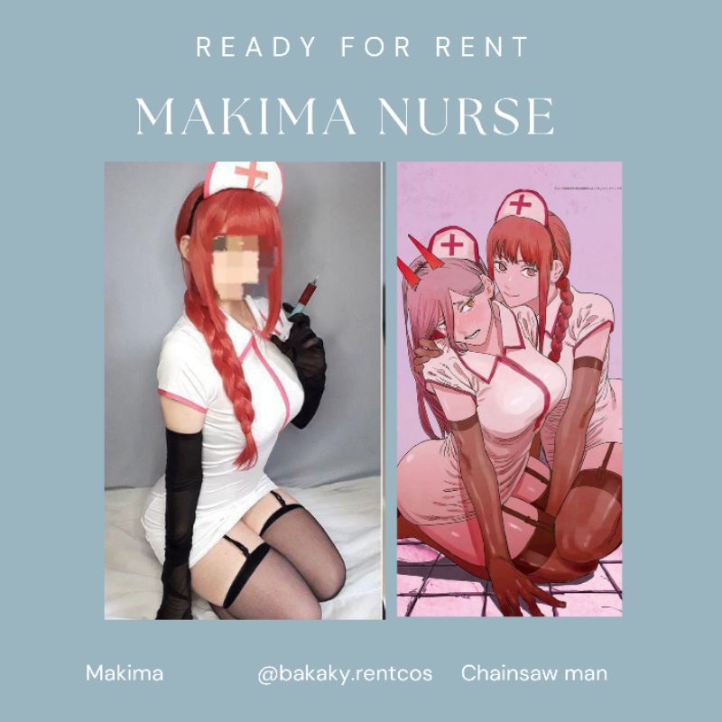 rental cosplay makima nurse ver