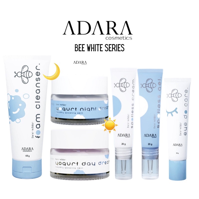 Adara Bee White Series (Foam Cleanser/Spotless Gel/Spotless Cream/Day Dream)