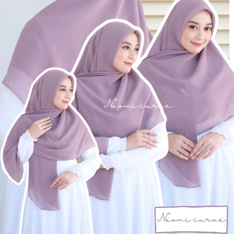Hijab Naomi Curve hijab Malay