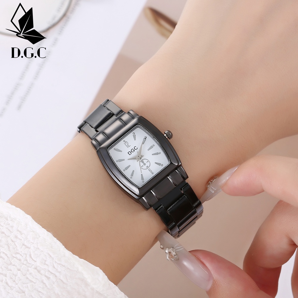 Jam Tangan Couple ✅ Analog Strap Stainless Steel Casual Quartz Wanita Pria Wanita Fashion Import C102