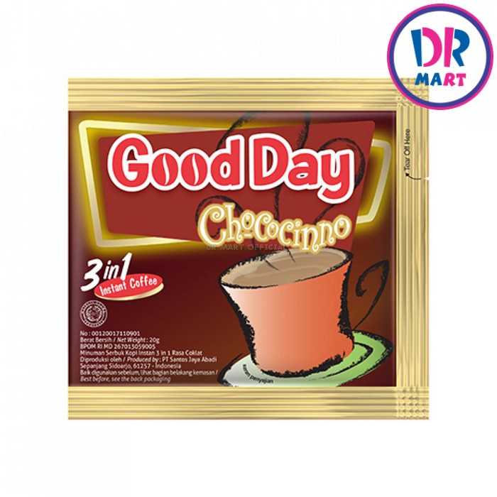 

Good Day Chococinno 3 In 1 Sachet 20G