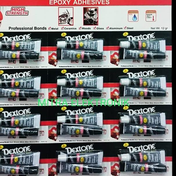 

Lem DEXTONE 5 menit hitam/ lem dextone 5 menit lembaran/ 1 lembar