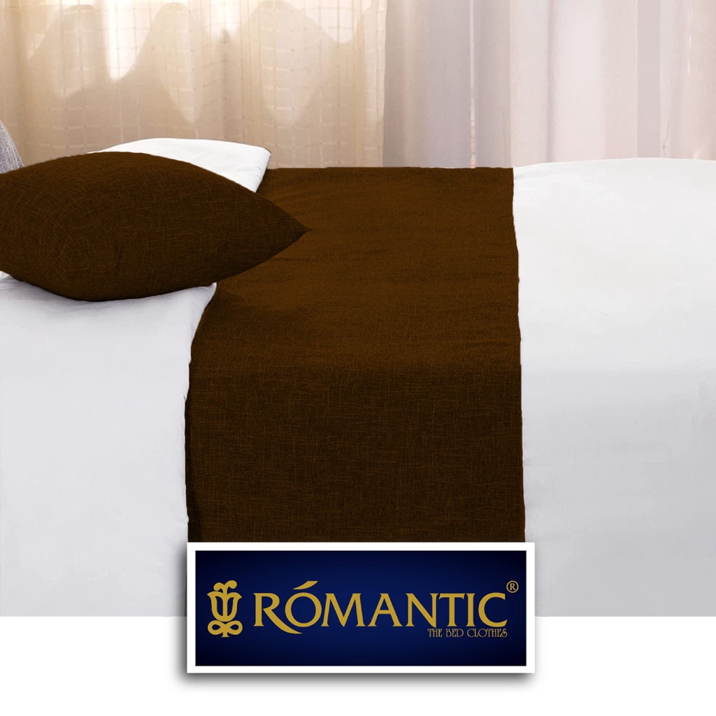 Bed Runner / Selendang kasur Coklat tua by ROMANTIC standard Hotel minimalis