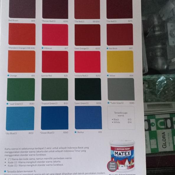 Cat Genteng Matex Oplosan Galon 2.5L