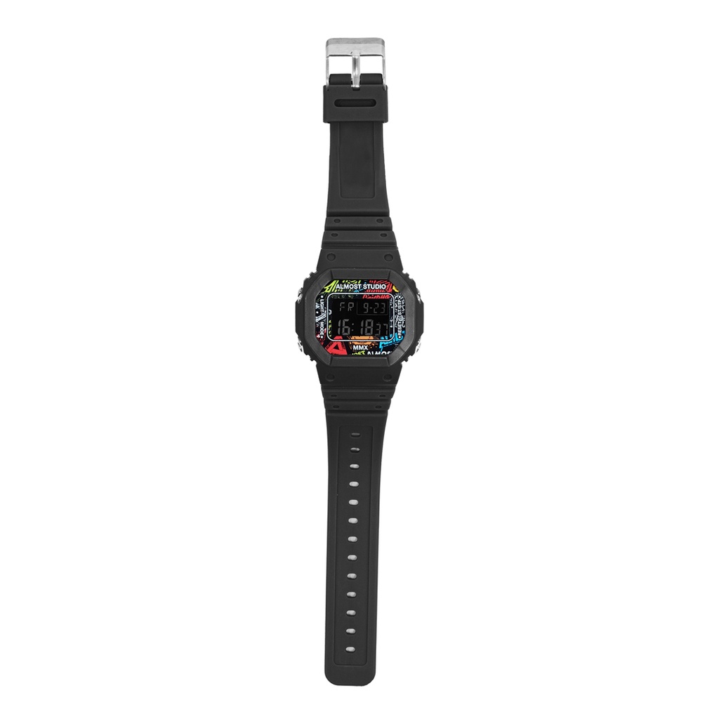 Almost Studio - Jam Tangan Digital - INFINITE - BLACK