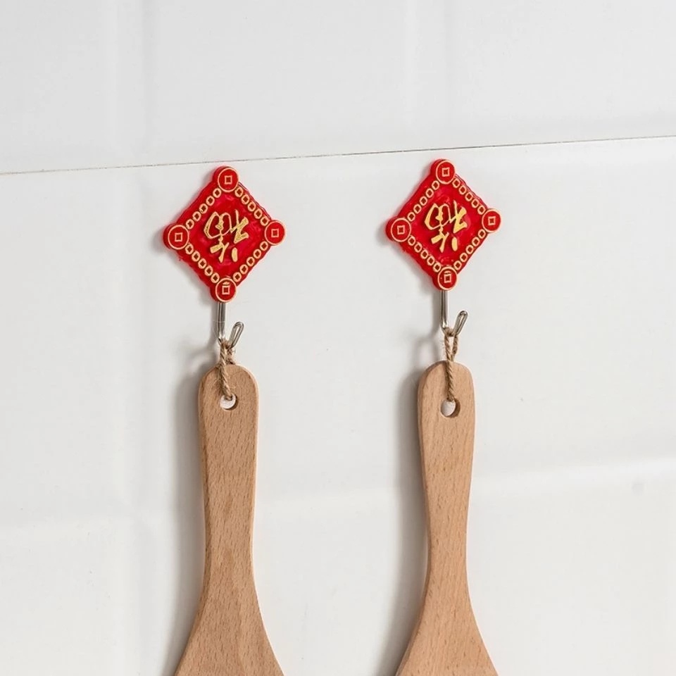 Kait Gantung Dinding / Pintu / Jendela Bahan Plastik Untuk Kamar Mandi / Dapur