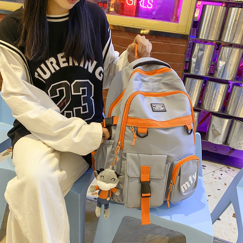 Mainland Tas Ransel Sekolah Pria Wanita Korean FashionTas Punggung  Daily Backpack TR410