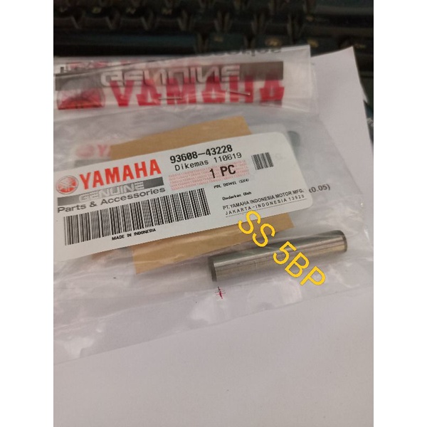 pin dowel pen pin as shaft as ovoran oforan scorpio z old new badak origional 93608 43228