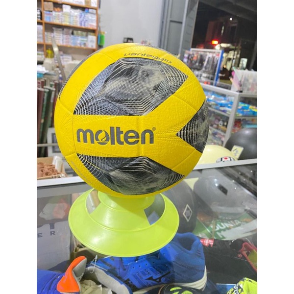 BOLA SEPAK / SOCCER MOLTEN Laminated Polyurethane Leather / F5A 2600-YELLOW Size 5/  ASLI 100% (ORIG