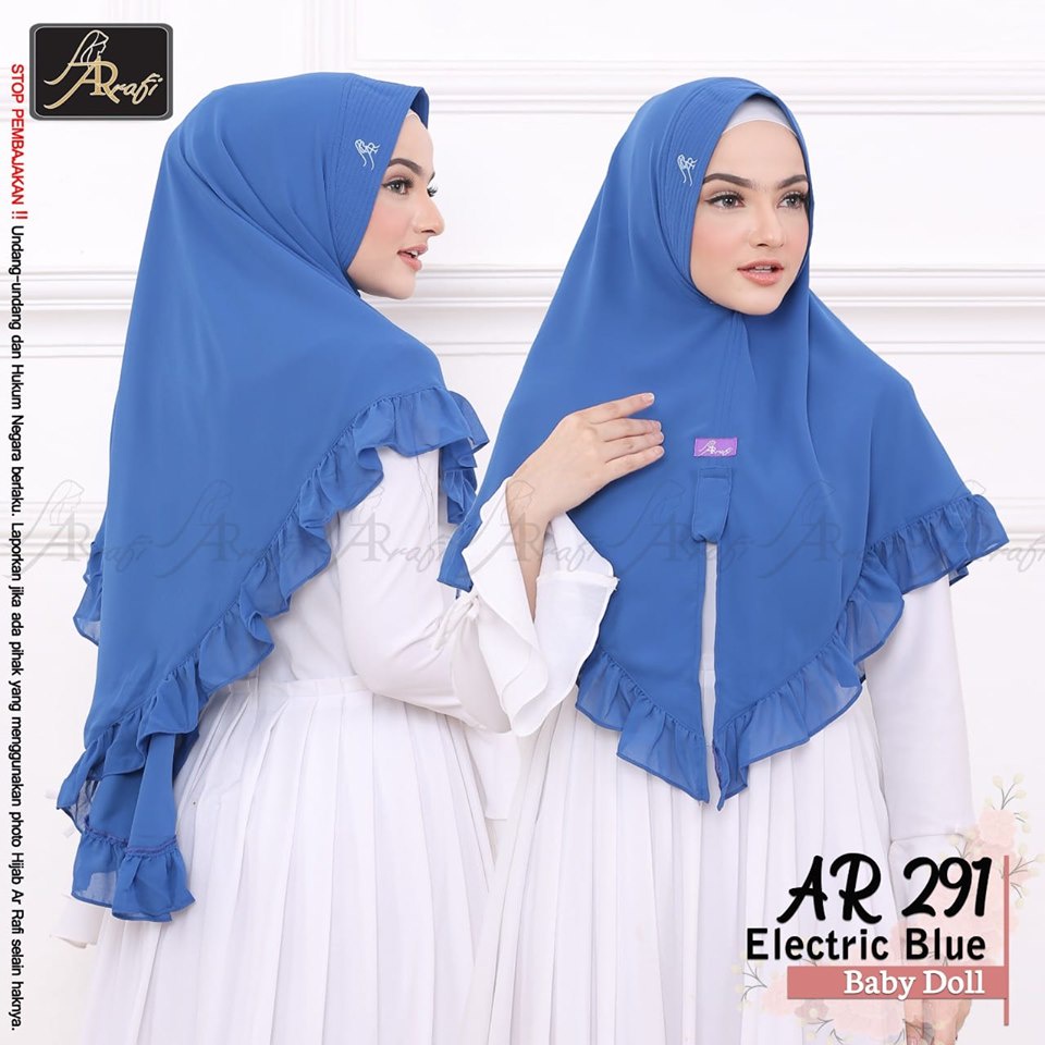 Arrafi hijab jilbab kerudung bergo instan terbaru Arrafi AR 291 hijab instan khimar cantik arafi ORI