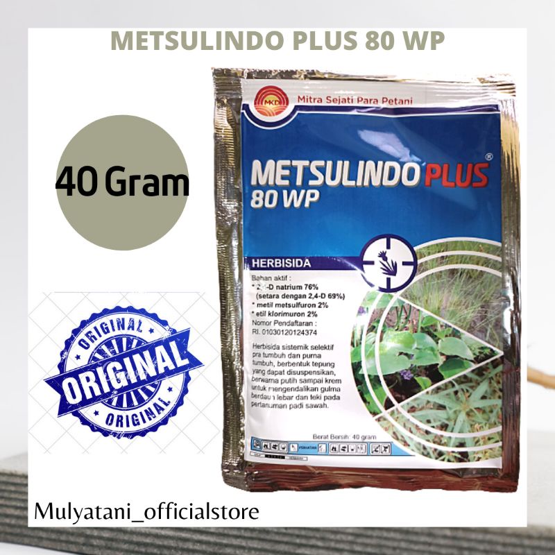 Jual Metsulindo Plus Wp Herbisida Gram Original Kemasan Pabrik Shopee Indonesia