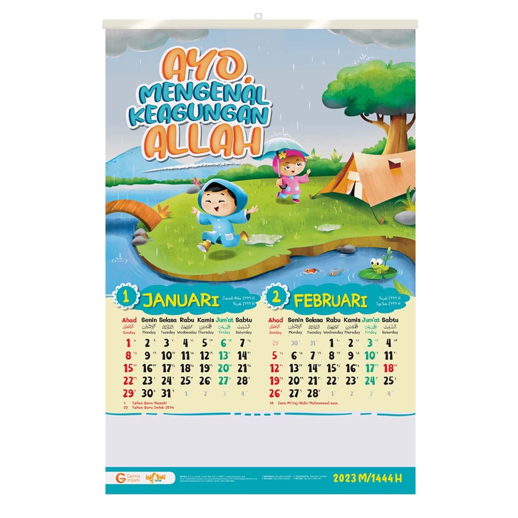 

Kalender Anak 2023 Islami