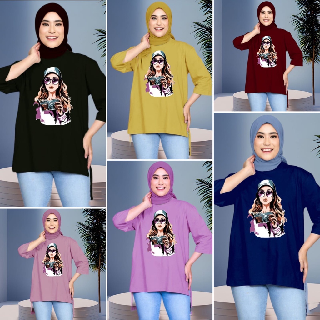 Charyatink - Atasan Viral Tunik Wanita BAHAN BEBYTERRY L XL XXL