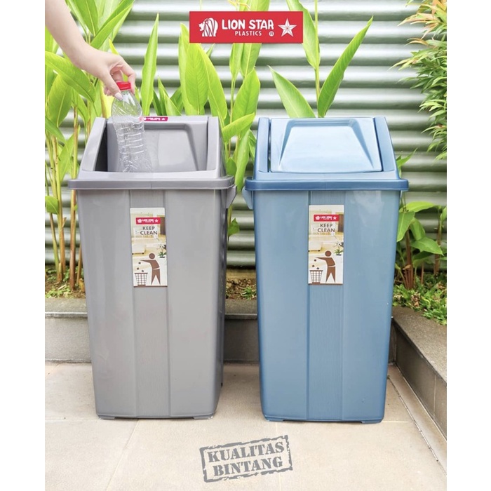 LION STAR Kotak Sampah / tempat sampah C1 42 Liter / KOTAK SAMPAH GOYANG