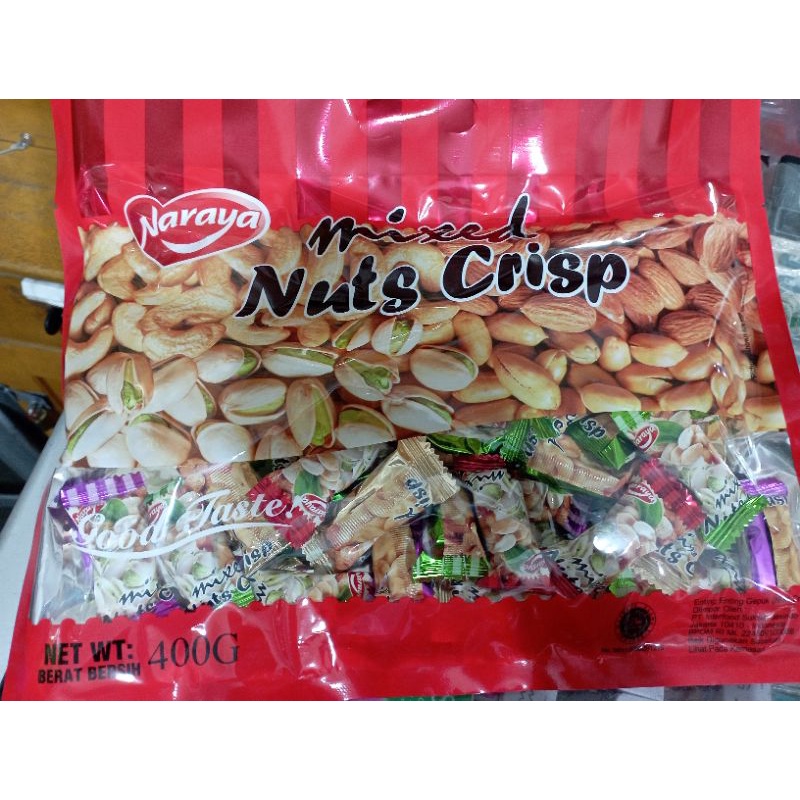 

permen enting mixed nuts crisp naraya mixed kacang-kacangan