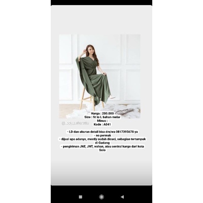 gaun simple pl gaun preloved baju kondangan second