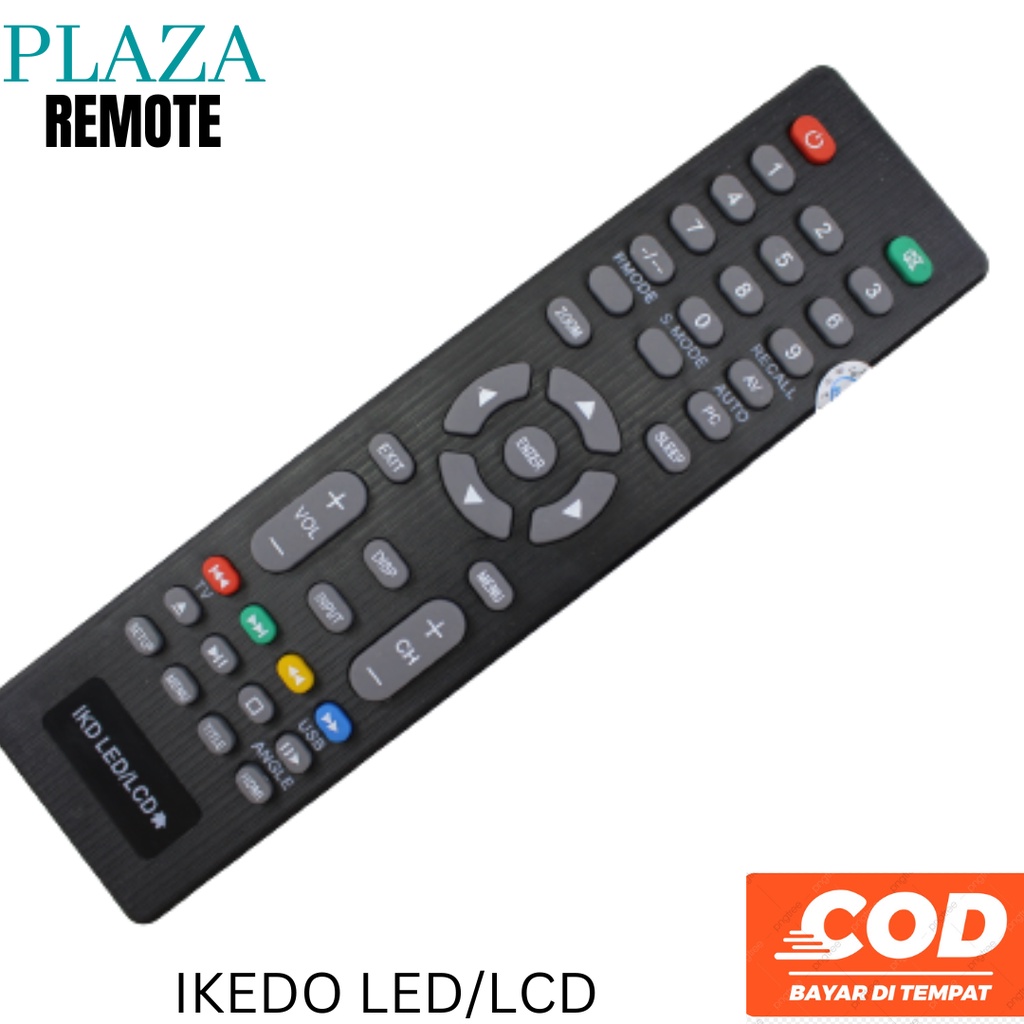 Remot / Remote IKEDO / AOYAMA / DIGIMEDIA / JUC / SKYTRON STEELE TIPE LCD/LED TANPA SETTING LANGSUNG PAKAI TERBARU