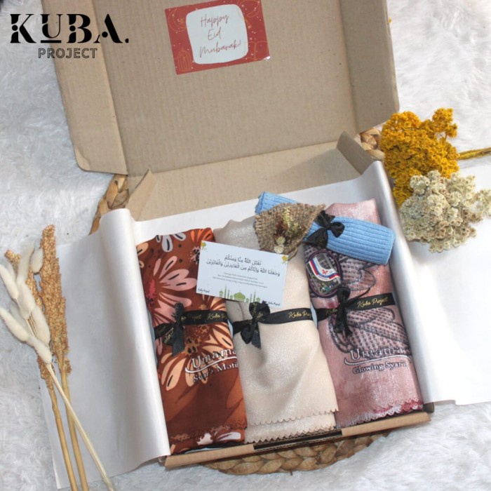 

(COD) Hampers Hijab Syar'i / Parcel Idul Fitri / Kado Lebaran Ramadhan Gift - 1 Hijab Syar'i, No Tasbih