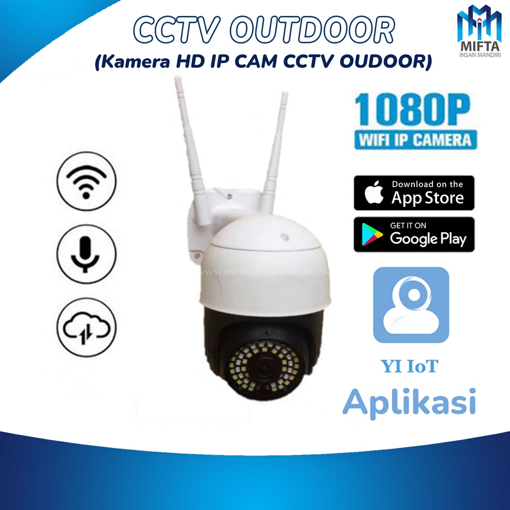 HD IP CAMERA CCTV WIFI OUTDOOR / CCTV OUTDOOR HD / KAMERA CCTV OUTDOOR