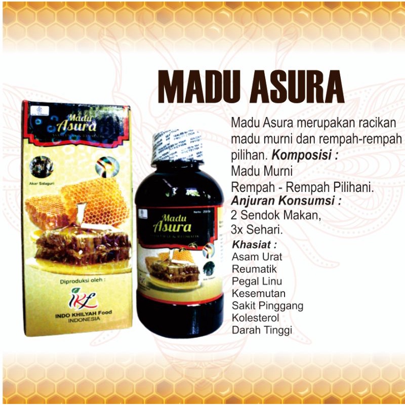 

madu ASURA (Asam Urat & Reumatik )