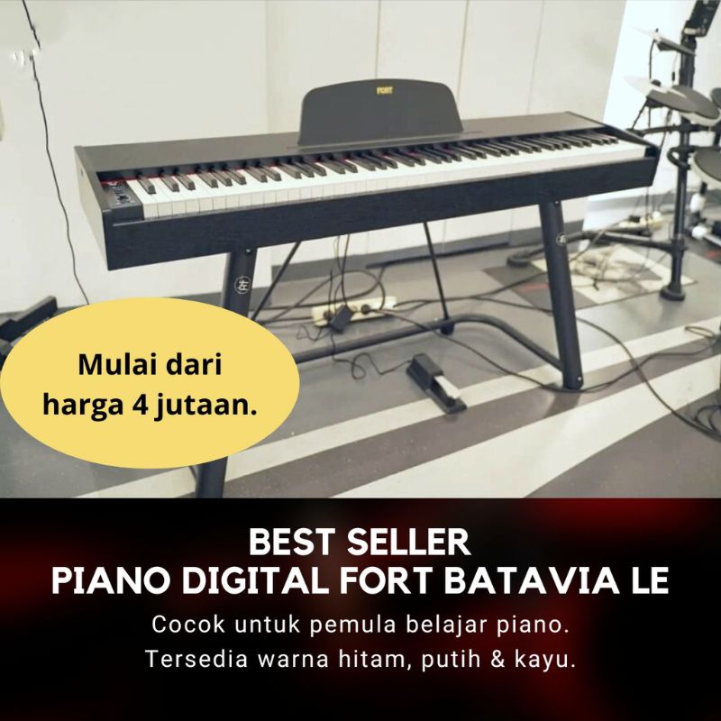 Jual Piano digital fort Batavia Le with stand/piano fort garansi resmi